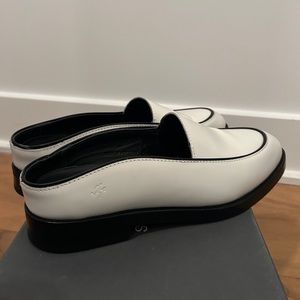 WANT Les Essentials Kuma White Leather Mule Size 37